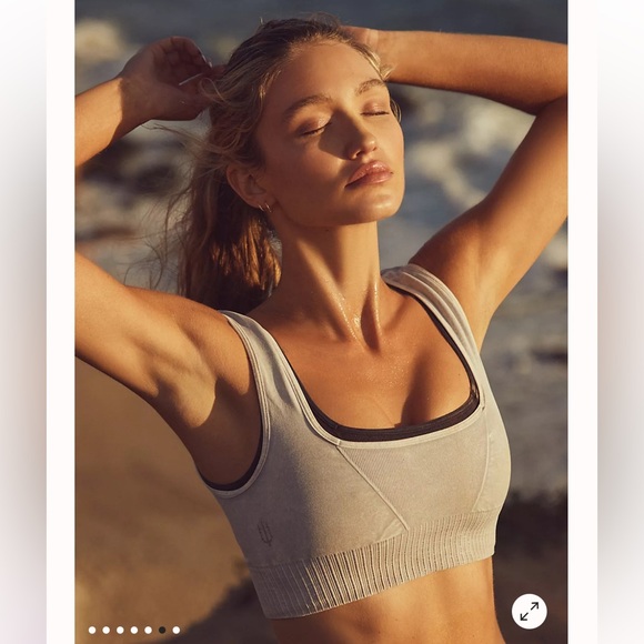 Fp movement by free people square neck Top XS/S - Picture 1 of 4
